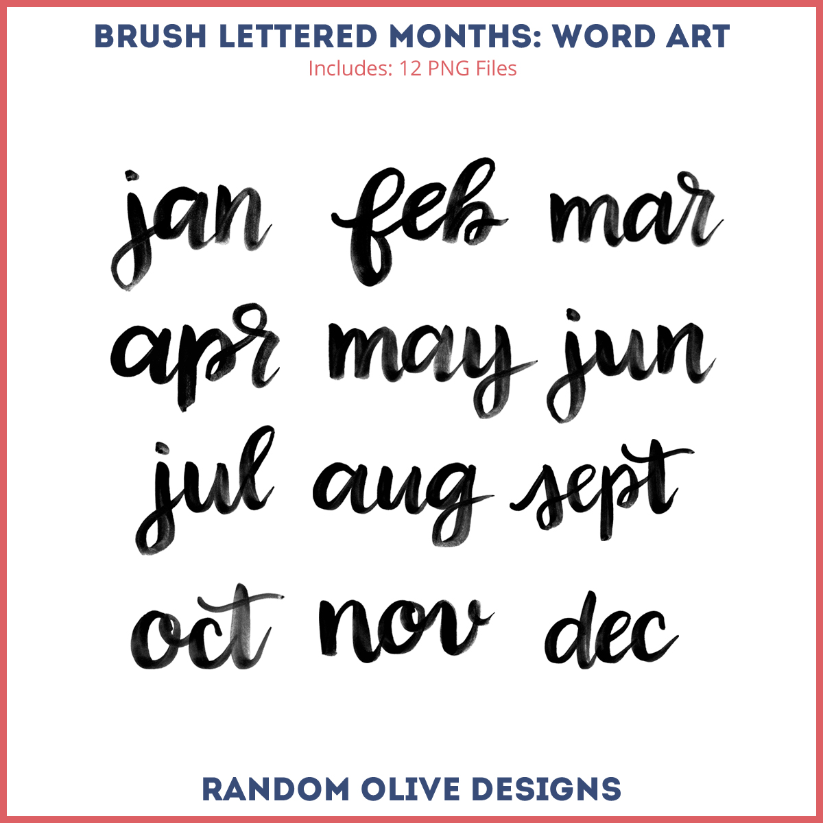 Months words. Леттеринг месяца. Months сокращенно. Месяцы сокращенные красивый шрифт. Lettering one month.